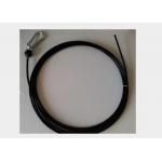 Black Gym Wire Rope , Nylon Coated Steel Cable For Commercial Fitness Clubs for sale