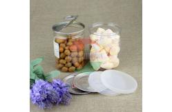 China FDA SGS Clear Plastic Cylinder  Round Shape Candy PET Can Air - Proof supplier