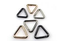China outdoor camping backpack use Aluminum snap Hook triangle shaped style carabinier supplier