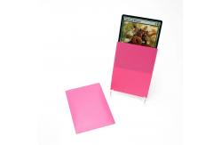 China 100Pcs \ Pack Durable Customizable Checkered Pattern Holographic Card Plastic Sleeves For Cards supplier