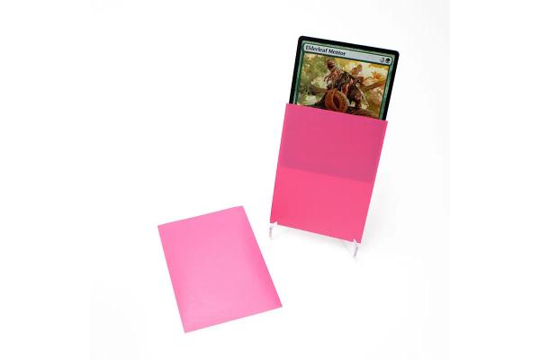 100Pcs \ Pack Durable Customizable Checkered Pattern Holographic Card Plastic Sleeves For Cards
