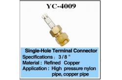 China Water Mist Spray Nozzle 3/8 Brass Terminal Connector supplier