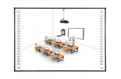 China 81 82 inch Interactive Whiteboard IWB Finger touch Ceramic Nano surface whiteboard supplier