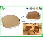 Multi - laminated Kraft Liner Paper 250gsm - 450gsm Or Customized Size Brown Solid Board For Printing for sale