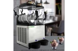 China RoHS 2 Bowls Ice Slush Machine  Magnetic Transmission Driven supplier