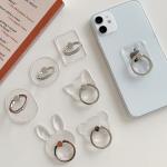 Transparent Small Giveaway Gifts Ultraportable Cell Phone Ring Holder for sale
