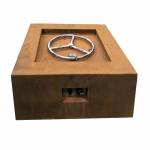 Corten Steel  Garden Gas Fire Pits SUS304 Natural Gas Fire Table for sale