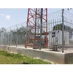 W Profile Hot Dipped Galvanized Palisade Fence 2400hx2300l For Cell Tower for sale