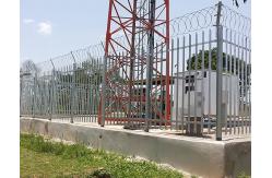 China W Profile Hot Dipped Galvanized Palisade Fence 2400hx2300l For Cell Tower supplier