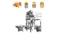 China 30 Jars / Min Automatic Plastic Glass Jar Packing Machine For Candy Snack supplier