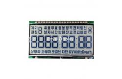 China Custom Digit Segment Odometer VA Transparent LCD Screen Display White LED Backlight supplier