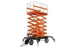 China Hydraulic 500kg Movable Scissor Lift 14m High Aerial Platform supplier