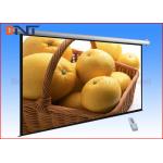 Lightweight Portable Remote Control Projector Screen 16 9 Format 106 Inch for sale