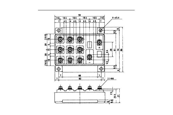 IGBT Power Module 6DI50B-50 POWER TRANSISTOR MODULE FUJITSU IGBT Power Module
