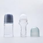 Height 110mm Glass Roll On Bottle Custom Color 50ml Roll On Bottle for sale
