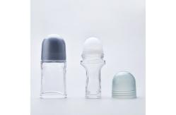 China Clear Amber Large Roller Ball Bottles Refillable Roll On Perfume Bottle supplier