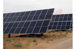 China 1000V Slew Drive Solar PV Tracker String Powered Self Cleaning supplier