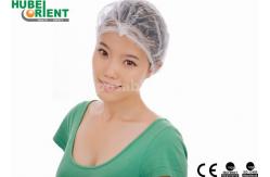 China Double Elastic Round Disposable Mob Cap For Clean Environment supplier