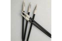 China Lint Free Spiral Pointed Foam Tip Swabs Applicators 76mm Length supplier