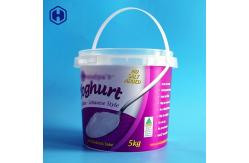 China Environmentally - Friendly Yogurt IML Bucket 5000 ML Customize Labeling supplier