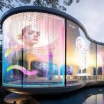 High-Quality P6 High-Resolution Indoor Flexible Transparent LED Display For Glass Shop Windows/Advertising for sale