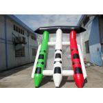 4 - 6 Person Towable Ski Tube / Inflatable Banana Boat Water Toys For Beach for sale