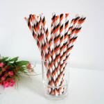 Bar Home Paper Drinking Straws , Disposable Biodegradable Paper Straws Safe for sale