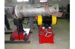 China Automatic Elbow Pipe Welding Machine With Movable Support Turning Roller supplier