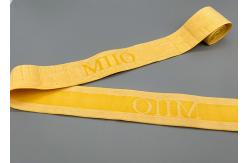 China Cycle Ending Customized 35mm Loose Jacquard Elastic Band For Clothing supplier