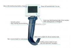 China Portable video laryngoscope with 3pcs reusable blade supplier