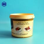 BBQ IML Bucket Spice Food Plastic Container Max Temperature Below 120℃ for sale