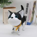 Non Phthalate PVC Plastic Toys , Unbreakable Cat Saving Bank ISO certificate