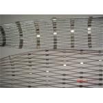 Galvanized Stainless Steel Zoo Mesh , Custom Size Animal Enclosure Netting