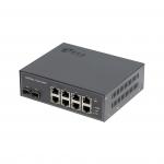 10/100/1000M 8 Ports RJ45 Fiber Optic Hub Switch Box With POE Indoor Use for sale