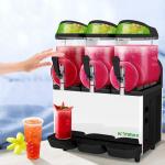 Stainless Steel Three Bowls Margarita Smart  Ice Slush Machine Maker