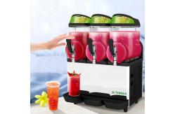 China Stainless Steel Three Bowls Margarita Smart  Ice Slush Machine Maker supplier