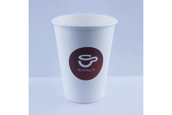 Hot Drinking Paper Cup PLA Lined Kraft Biodegradable Single Wall