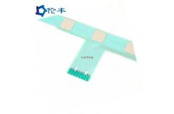 China Embossing Capacitive Membrane Keypad 3M9080 LED Control Panel Overlay supplier