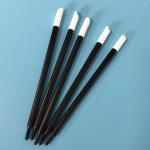 T-11 Lint Free Black Handle Mold Cleaning Swab 5mm PU Foam Swab For Printer Cleaning for sale