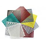 Architectural Decorative PVDF Perforated Metal Facades 1500*2500mm for sale