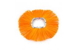 China PP Material Convoluted Circle Road Sweeper Brush For Cleaning supplier