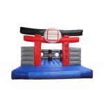 Karate Kids Inflatable Bounce House For Kindergarten / Home Yard for sale