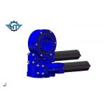 Blue SDE3 Dual Axis Slew Drive For Solar Tracker With Enclosed Housing for sale