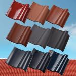 Spanish Ceramic Clay Roofing Tiles Made In China Factory Building Materials Architectural Villa Housetop for sale