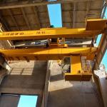 Cabin Control Double Beam Girder Overhead Crane Electric Hoist Trolley For Workshop for sale