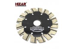 China 2cm Inner Hole 10mm 10'' Tile Saw Diamond Saw Blades Segmented Rim supplier