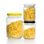 Jam Spaghetti Glass Storage Jars Stackable 250ml 2oz 6oz Customized for sale
