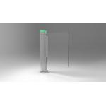 China Motorized 168mm Cylindrical Swing Speed Gate Rapid Access Turnstile Security Barrier Door System manufacturer