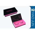 Book Style Magnetic Eyelash Box Portable Custom Packaging For Eyelashes for sale