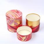 Lightweight Round Cardboard Gift Box Paper Cylinder Packaging For Cookies Chocolate Candies for sale